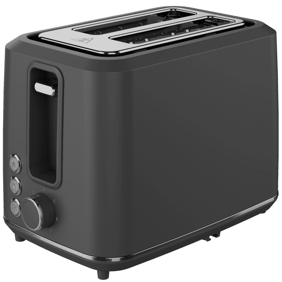 Electric Toaster, Grey, 220-240V, 50-60Hz, 920-1080W, 2 slots, 3 modes, 7 browning levels