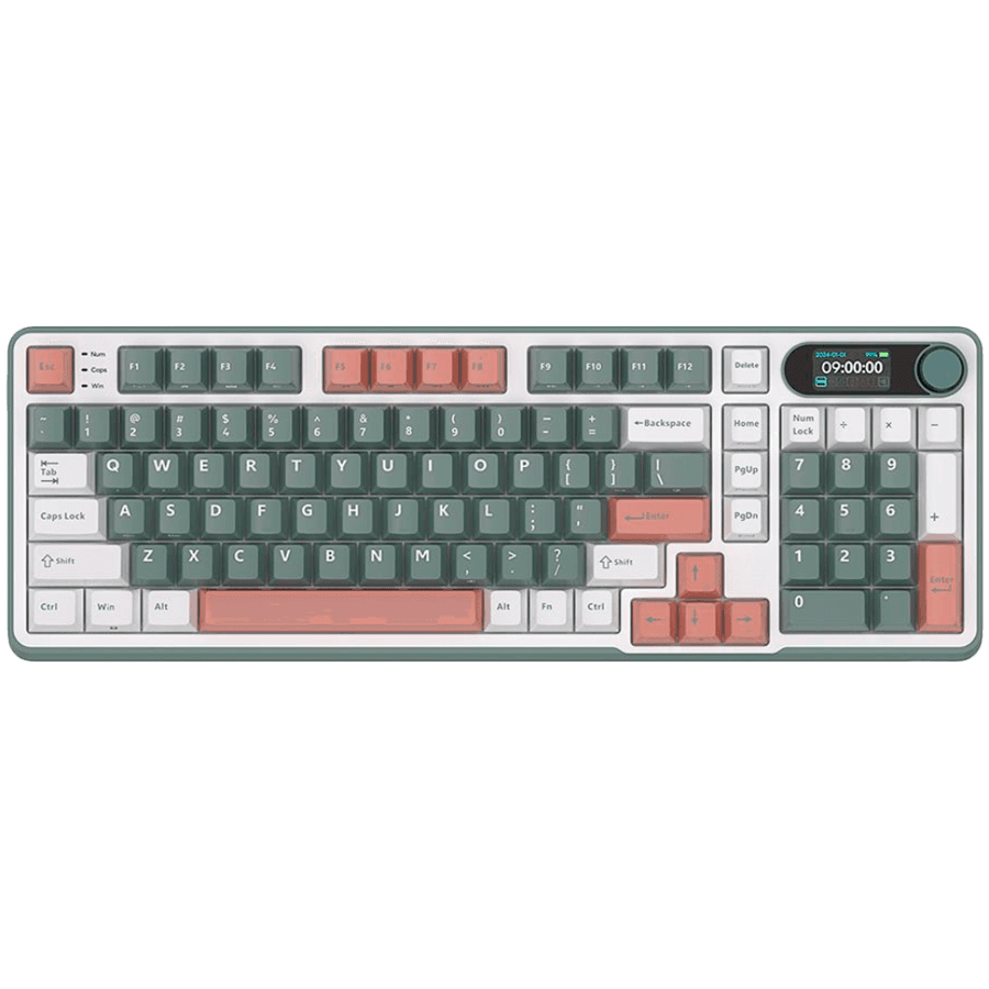 ROYAL KLUDGE RK-S98 Camping Green Gaming Keyboard Brown switch