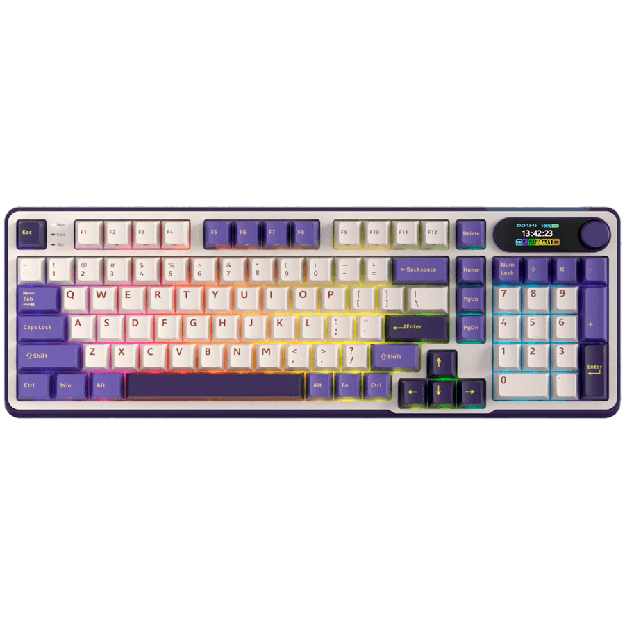 ROYAL KLUDGE RK-S98 Blackberry Mousse Gaming Keyboard Brown switch