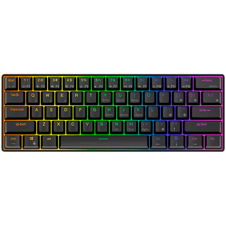 ROYAL KLUDGE RK61 Black Gaming Keyboard Brown switch