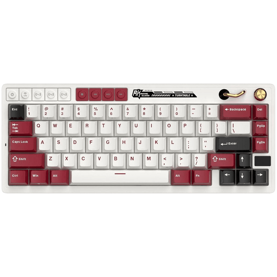 ROYAL KLUDGE RK M65 Famicom Gaming Keyboard Beige switch
