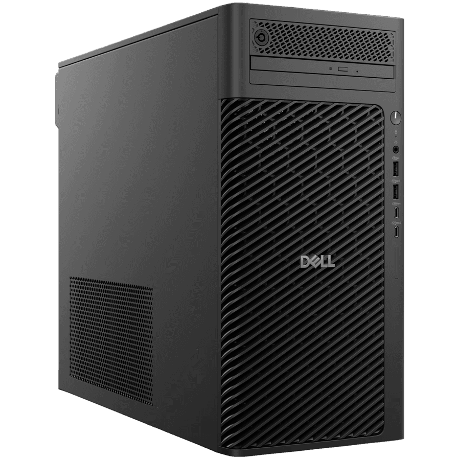 DELL PRO MAX T2 Tower, 1500W, Intel Core Ultra 7 265, 16GB DDR5 5600 MT/s, M.2 512TB SSD TLC PCIe gen4, 2xDP, 3xUSB-C,1xTB4, 6xUSB-A, RJ-45, SD CR, Mouse/Kb, WIN11 PRO, DPS 3Y