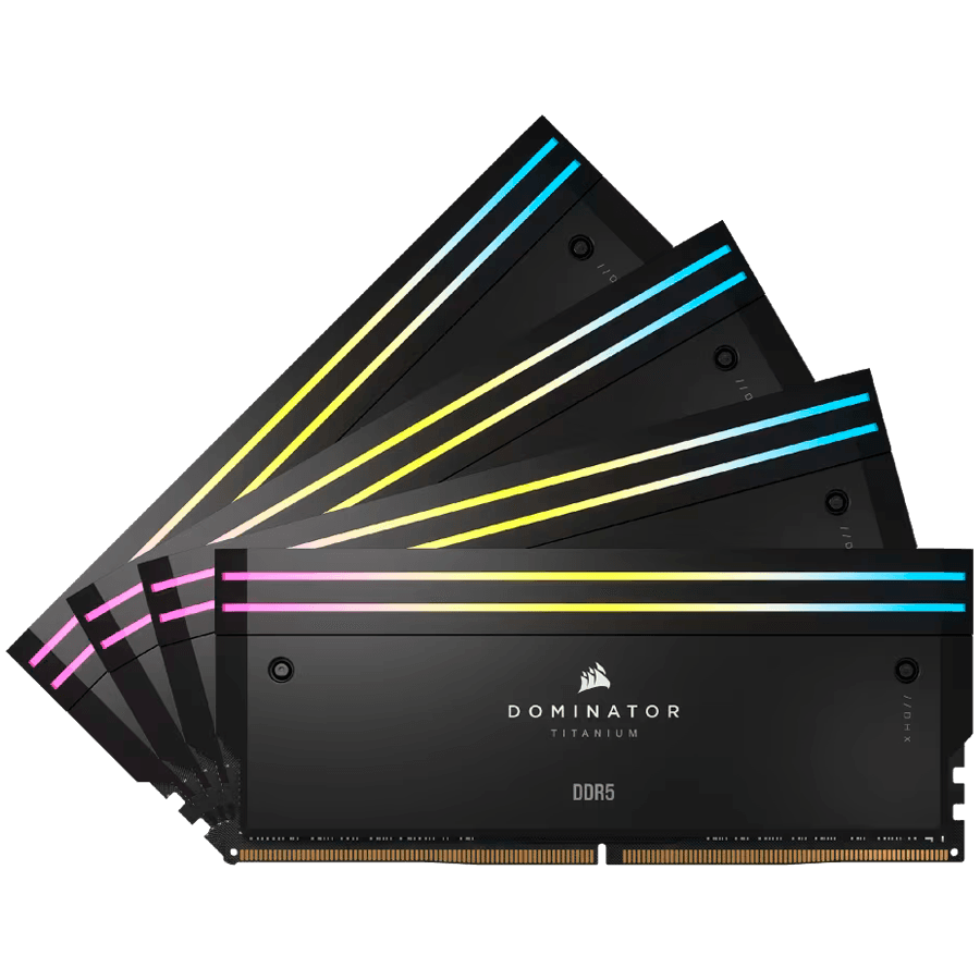 CORSAIR DOMINATOR TITANIUM 64GB (4 x 16GB) DDR5 6400 CL32-40-40-84 1.40V Intel XMP - BLACK