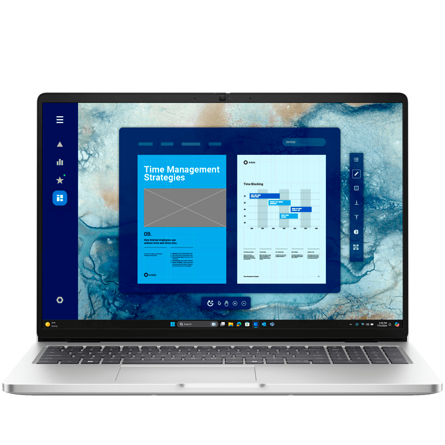 Dell Pro 16 (PC16250), 16" FHD+ (1920x1200), Intel Core Ultra 7 255U (12 TOPS NPU, 12C, 5.2GHz), 32GB (1x32GB) DDR5, M.2 1TB SSD, Intel Integrated, WiFi, BT, HDMI, THB4 (DP/PD), USB-C (DP/PD), 2xUSB-A, RJ-45, FngPr, Backlit kb, Win11Pro, 3Y PS NBD