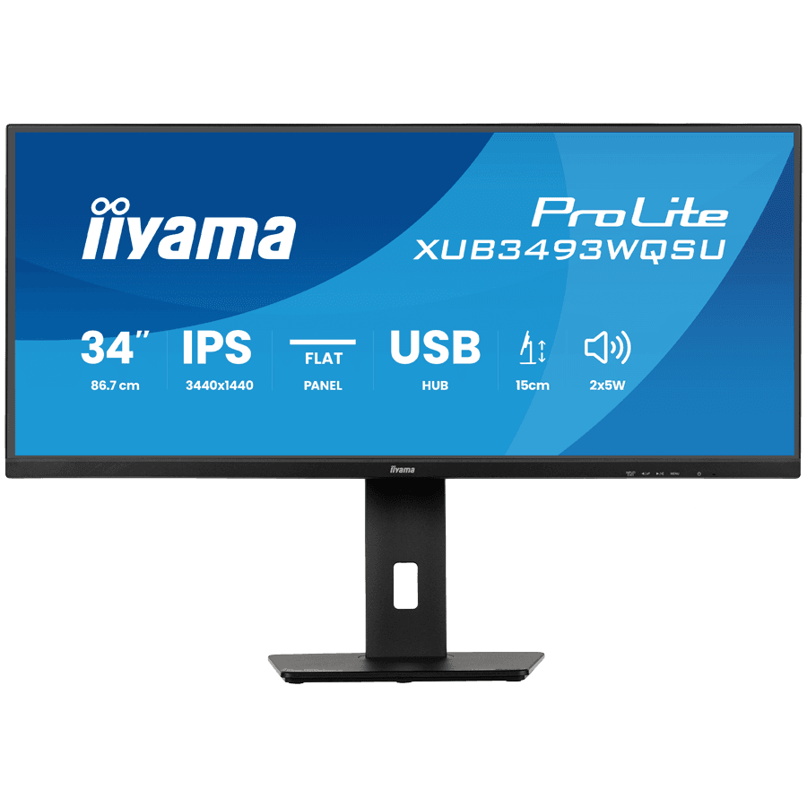 XUB3493WQSU-B6 34'' IPS Ultra wide flat screen with PIP, PBP and height adjustable stand