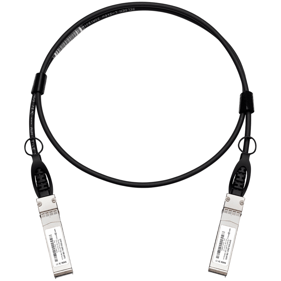 Omada 1M Direct Attach SFP+ Cable for 10 Gigabit Connections SPEC: Up to 1 m Distance