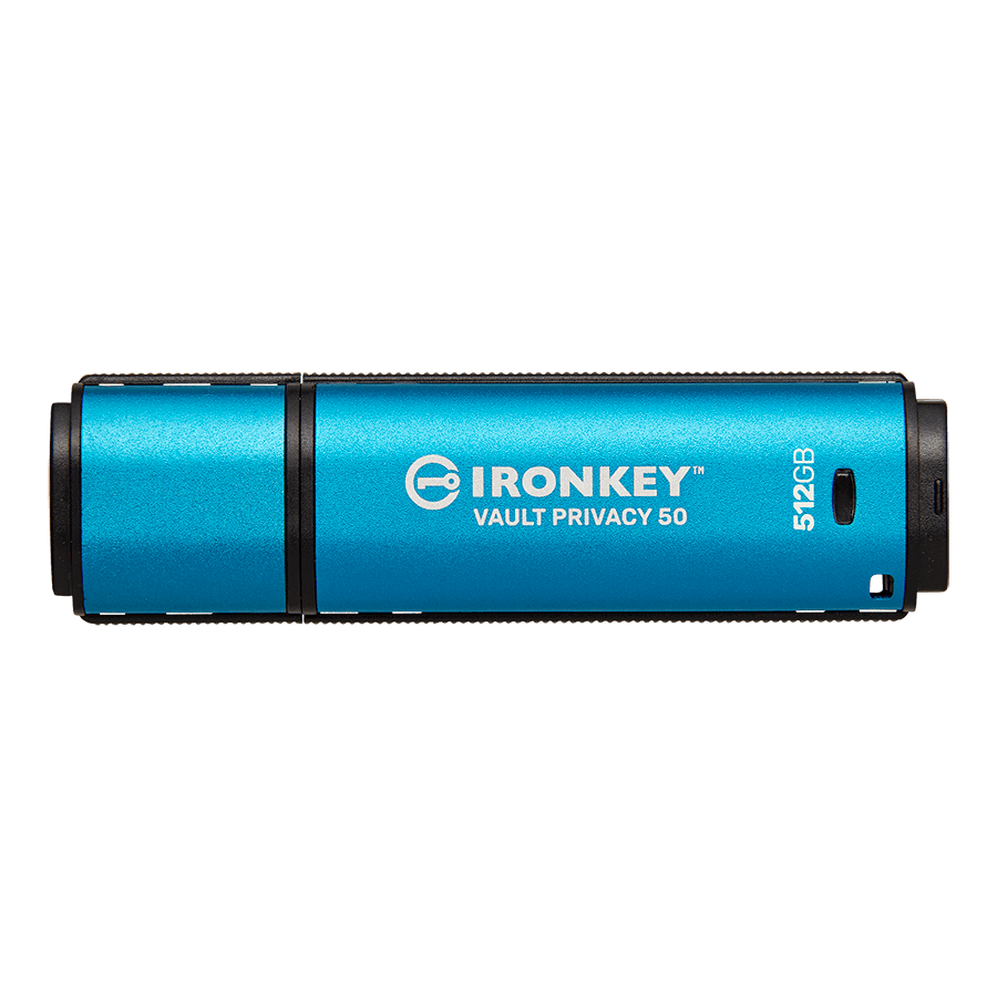 Kingston, 512GB IronKey Vault Privacy 50 AES-256 Encrypted, FIPS 197