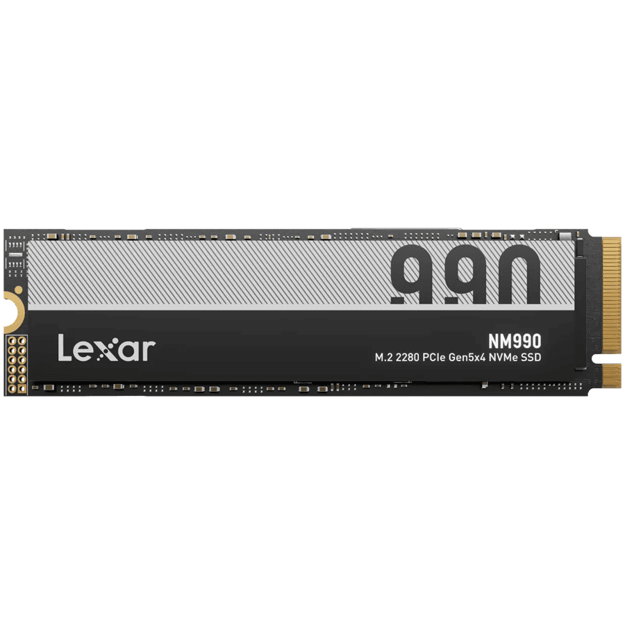 LEXAR NM990 2TB PCIe Gen5 x4 M.2 NVMe up to 14000 MB/s read and 10000 MB/s write