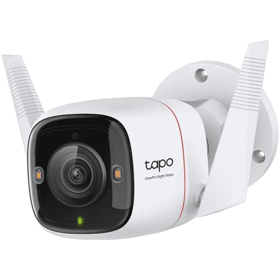 Outdoor Security Wi-Fi CameraSPEC: 2K QHD (2688x1520), F1.0, 2.4 GHz, 2T2R, 2 Г— External Antennas, 1 Г— Ethernet PortFEATURE: Night-Piercing Color Vision, Smart AI Detection and Notifications (motion, people, pets, cars, abnormal sound), Sound and