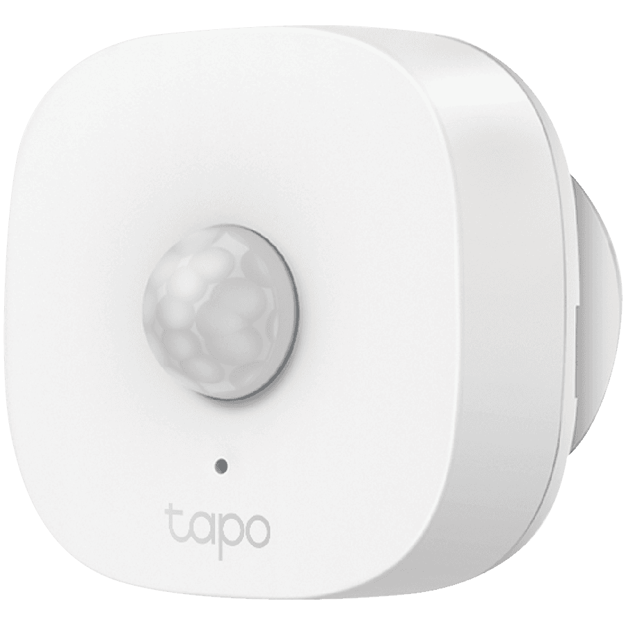 TP-Link Tapo T100 Smart Motion Sensor, 868 MHz, battery powered (1*CR2450), 120° / 5m detection range, Tapo smart app, Tapo IoT hub required, smart action, motion detection, magnetic mount, adjustable direction, battery included