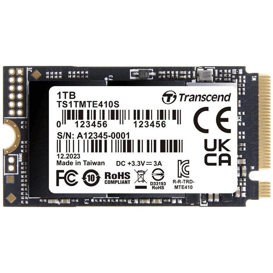 Transcend 1TB, M.2 2242,PCIe Gen4x4, NVMe, 3D TLC