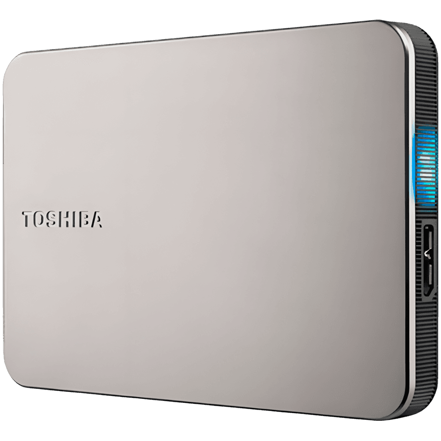 Toshiba External Hard Drive Canvio Flex (2.5 " 4TB, USB3.2 Gen 1, Warm Silver)