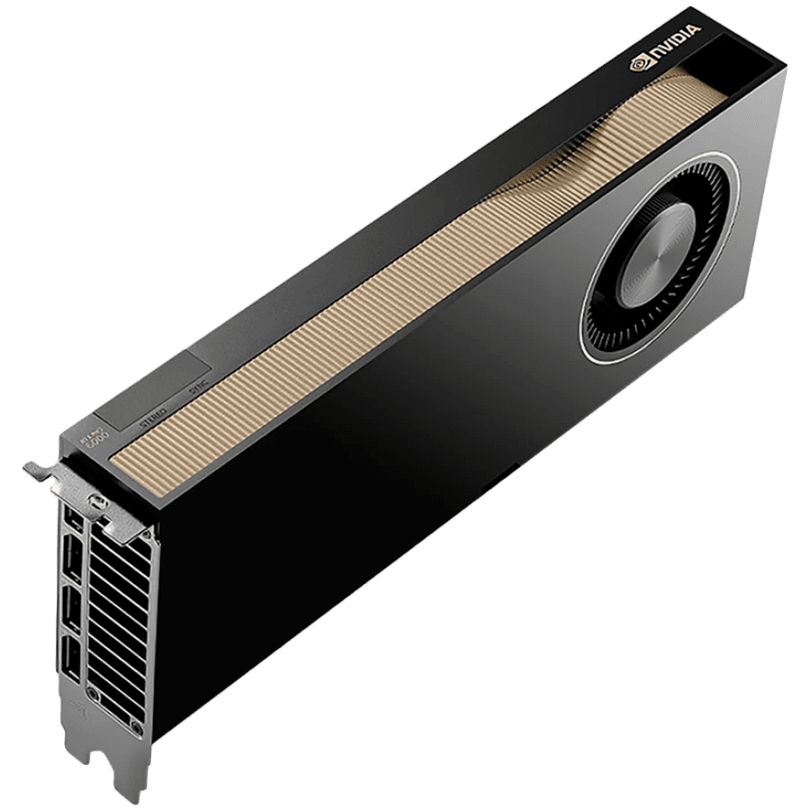 NVIDIA RTX 6000 PRO Blackwell Max -Q PCI-Express x16 Gen 5.0, 11,2cm H x 26,7cm L FHFL Dual Slot, 96 GB GDDR7 ECC 512-bit, 1792 GB/s 300W