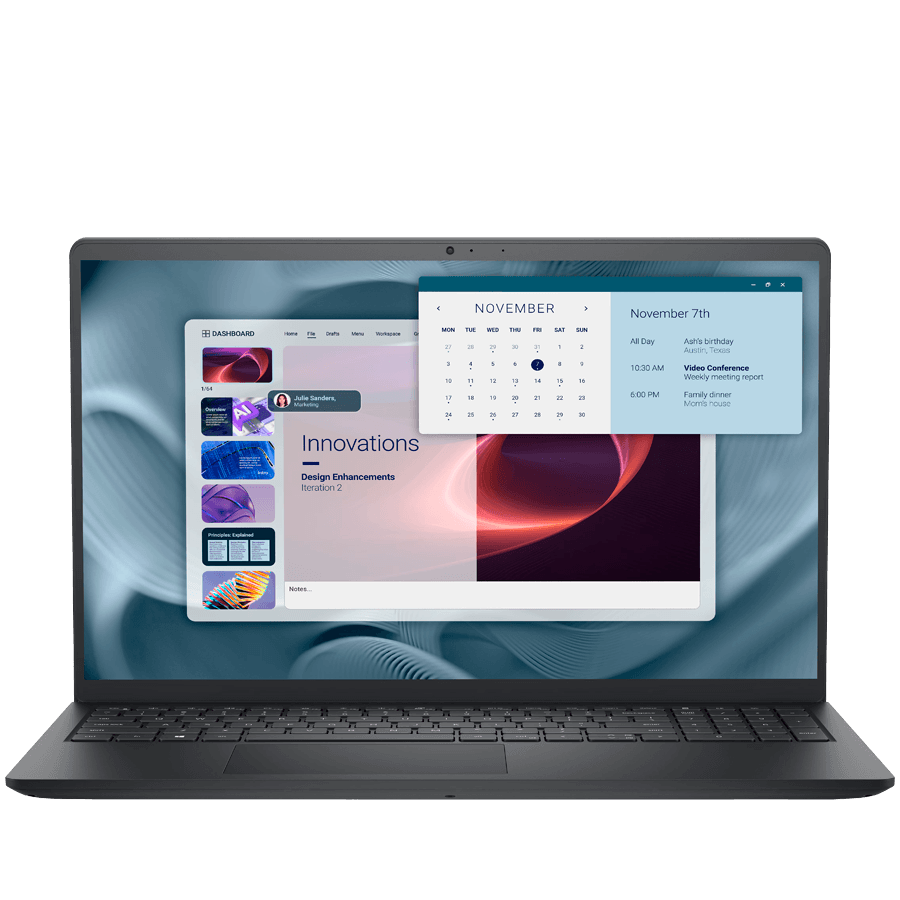 Dell Pro 15 Essential (PV15250), 15.6" FHD (1920 x 1080), non-Touch, Intel Core i-7-1355U (10C, up to 5.0Ghz), 16GB DDR5 (1x16GB), M.2 512GB SSD, Intel UHD, Wi-Fi, BT, HDMI, 1xUSB-C, 1xUSB 3.2, 1xUSB 2.0, CR, FngPr, Ubuntu, 3Y PS NBD, Black