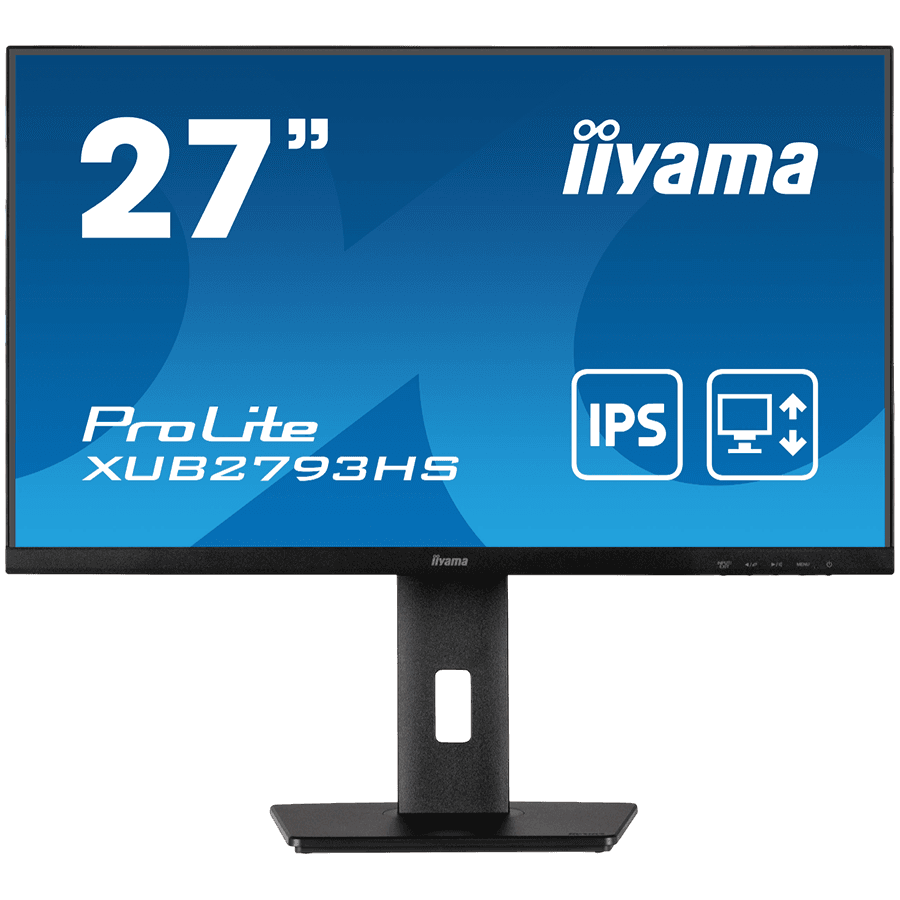 Iiyama  XUB2793HS-B7  LED monitor 27 1920 x 1080 FHD 100 Hz IPS 300 cd 1300 1ms HDMI DP