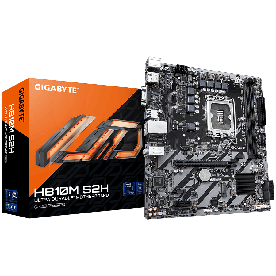GIGABYTE H810M S2H, LGA1851, 2x DDR5, mATX