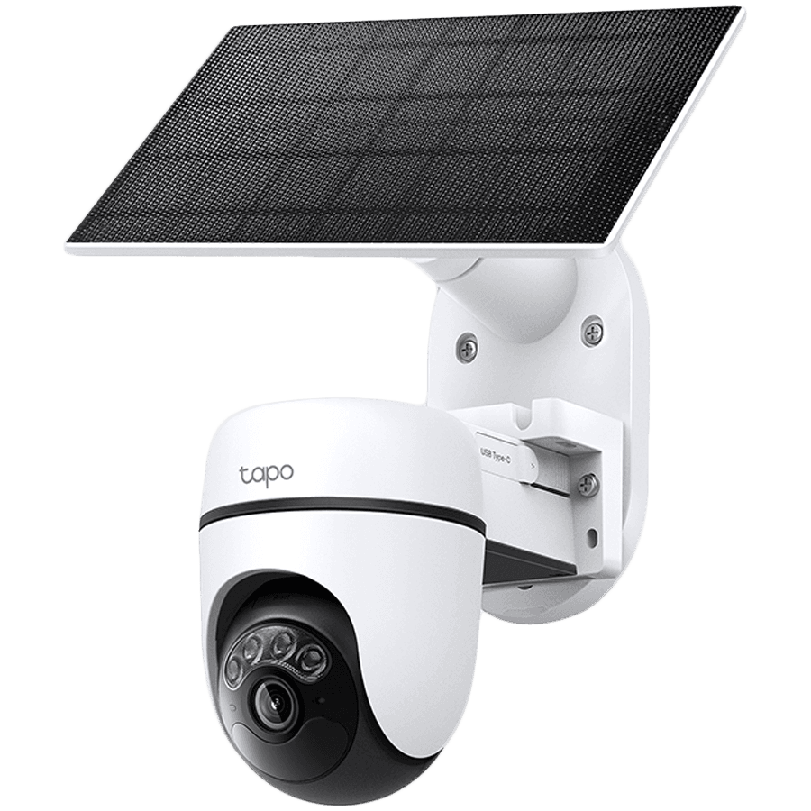 Solar-Powered Pan/Tilt Security Camera Kit