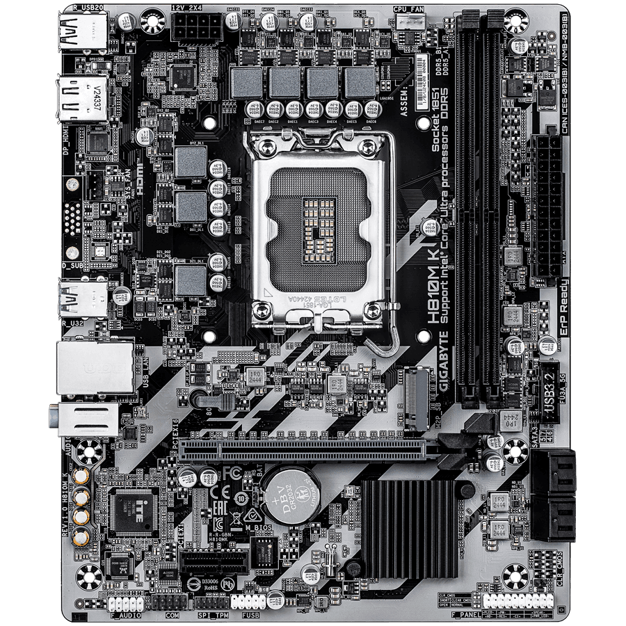 GIGABYTE H810M K, Socket 1851, 2x DDR5, mATX