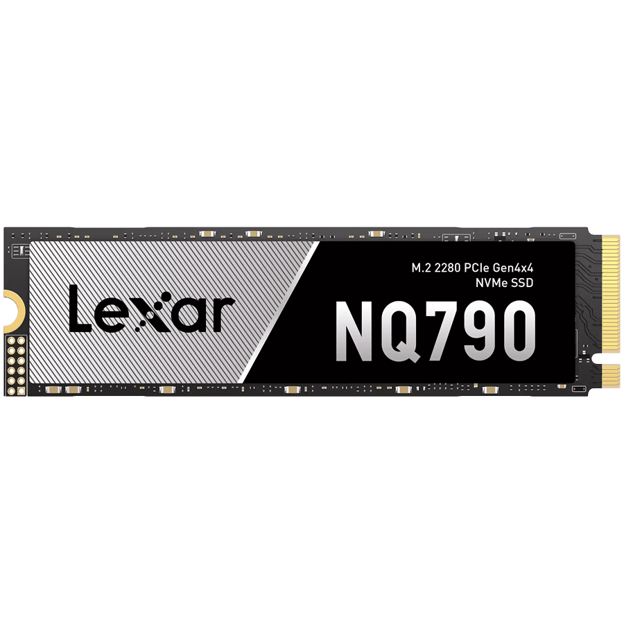 LEXAR 512GB High Speed PCIe Gen 4X4 M.2 NVMe, up to 6400 MB/s read and 2900 MB/s write