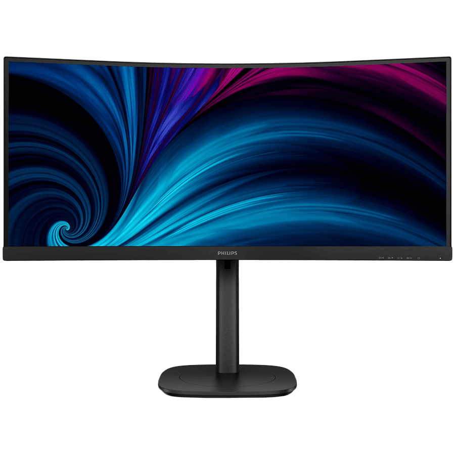 PHILIPS Monitor 34B2U3600C 34" Curved, VA, 21:9, 3440x1440 (WQHD), 1500R, 120Hz, 4ms, 300cd/m2, 3500:1, Adaptive Sync, 1xHDMI, 1xDP, 1xUSB-C (DP Alt mode, PD 90W), USB hub, KVM, RJ45, Speakers, Ergo, 5Y