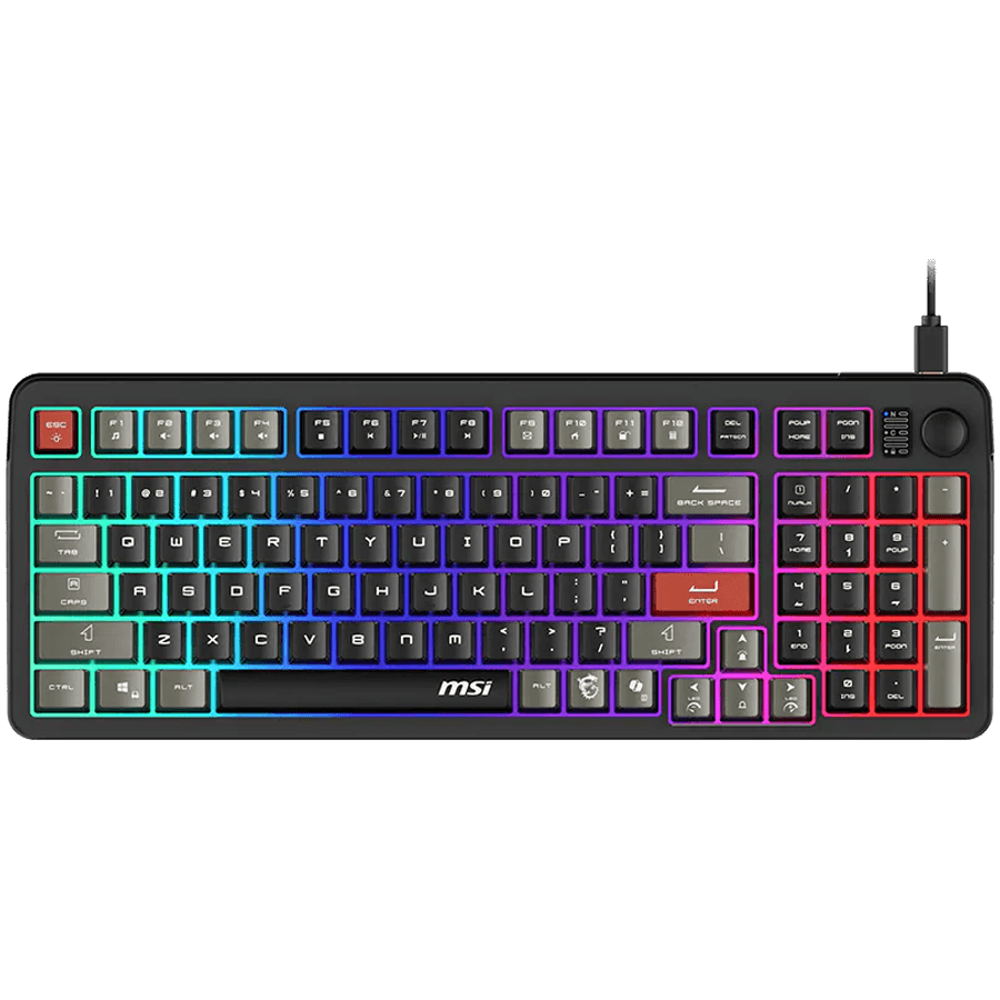 MSI Gaming Keyboard FORGE GK110, USB 2.0, RGB LED, Membrane Switch