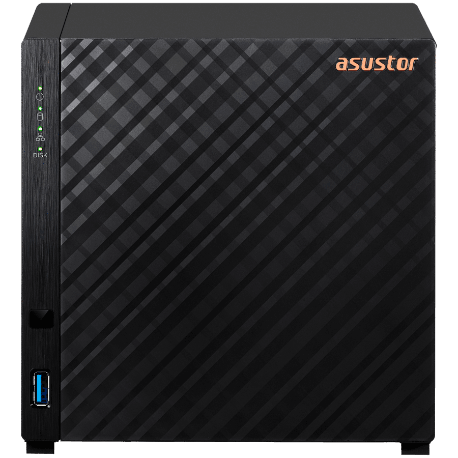 ASUSTOR NAS Drivestor4 4x 3.5" - 1x 2.5Gbe Realtek QuadCore RTD1296 1.4GHz 1GB single PSU desktop