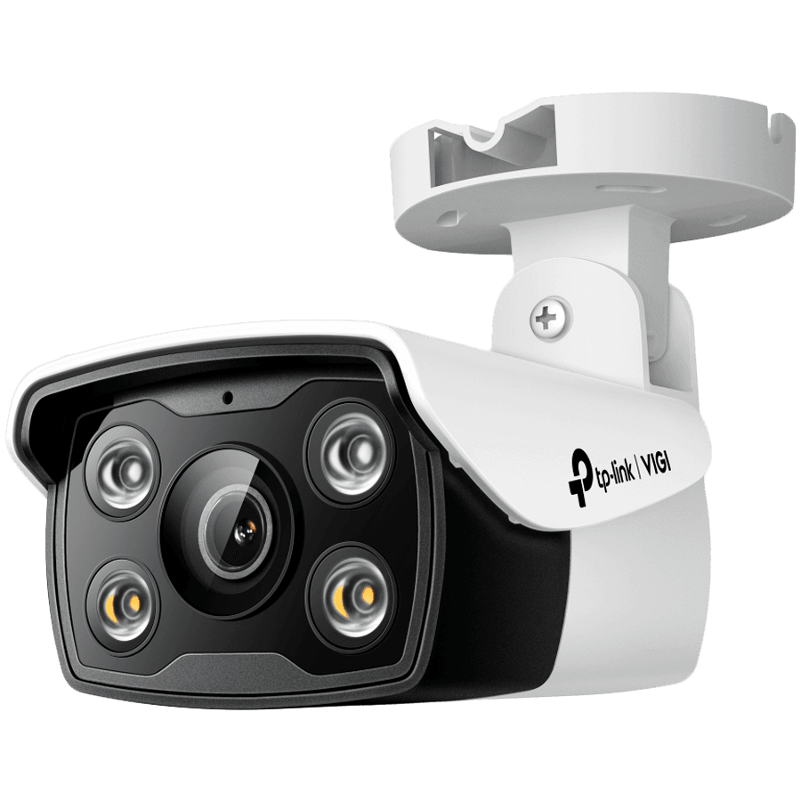 4MP Outdoor Full-Color Bullet Network CameraSPEC: H.265+/H.265/H.264+/H.264, 1/3"" Progressive Scan CMOS, Color/0.04 Lux@F1.6, 0 Lux with IR/White Light, 25fps/30fps ( 2560x1440,2304x1296, 2048x1280, 1920x1080), PoE/12V DC, 6 mm Fixed Lens, Built-I
