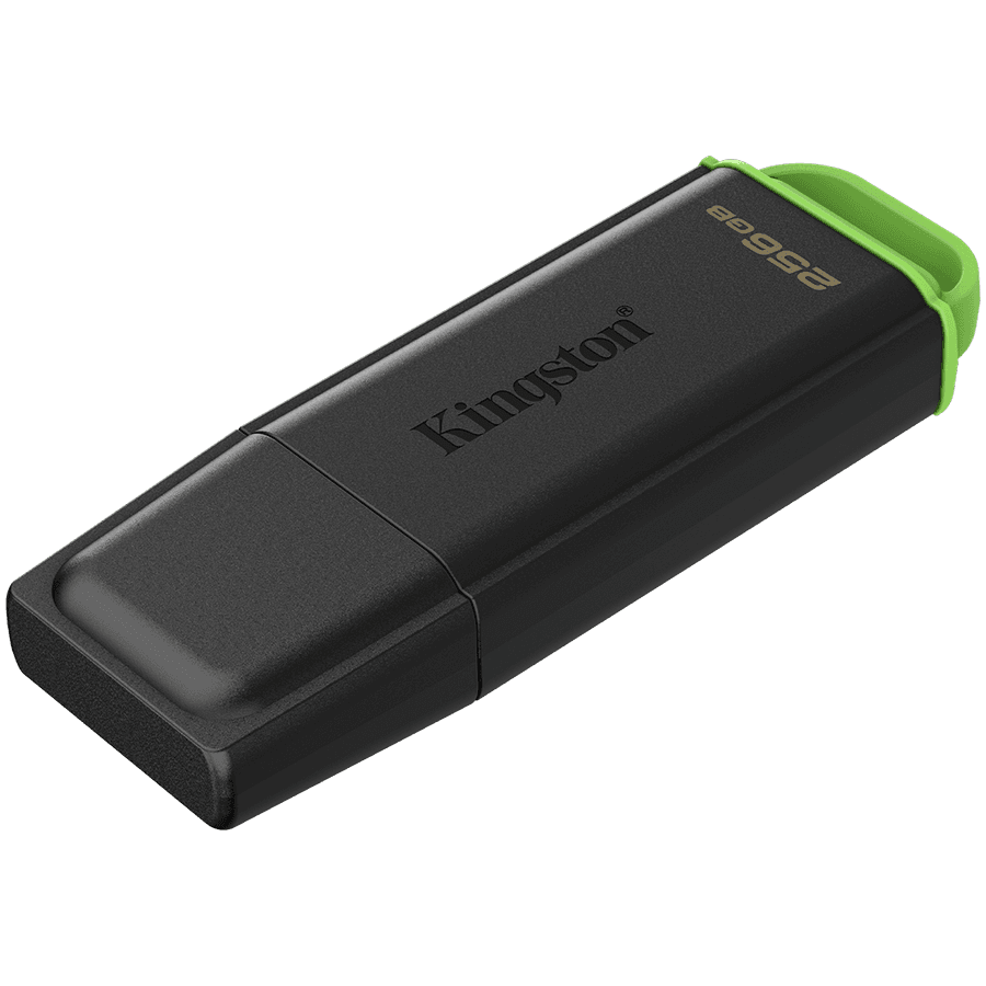 KINGSTON 256GB Portable USB 3.2 Gen 1 DataTraveler Exodia Black/Green