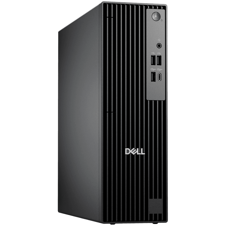 Dell Pro Slim QCS1250, 180W, Intel Core  i3-14100 (4 cores, up to 4.7GHz), 1x8GB 4800MT/s DDR5, 512GB SSD, Integrated Graphics, No Wi-Fi, No BT, Mouse/Kyb, Ubuntu, 3Y PS NBD