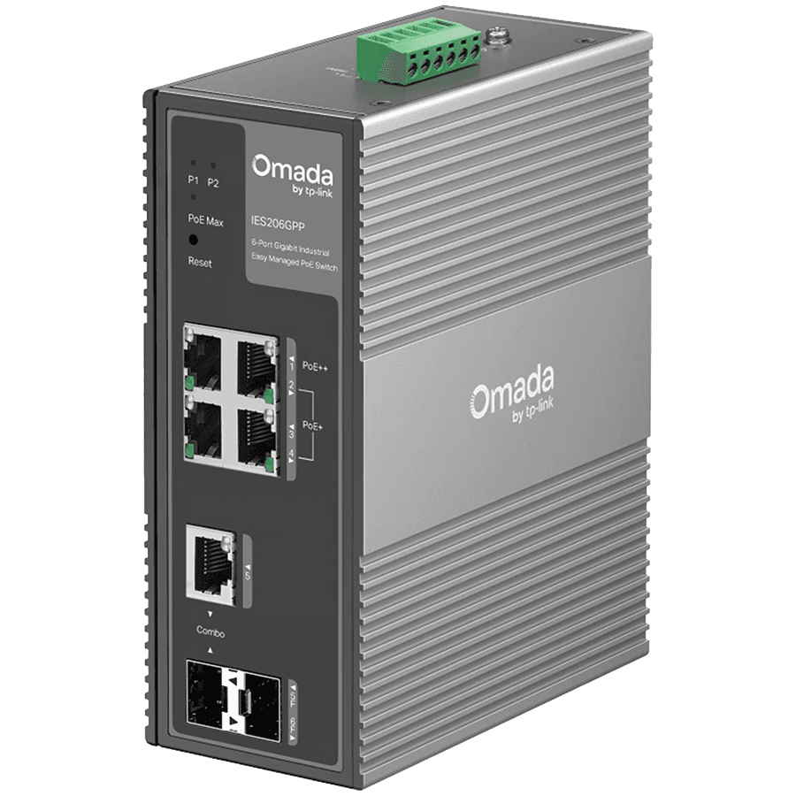 Omada 6 Port Gigabit Industrial Easy Managed Switch with 3 Port