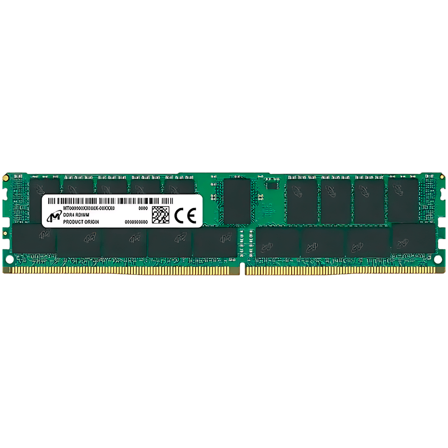 Micron DDR4 RDIMM 32GB 1Rx4 3200 CL22 (16Gbit) (Single Pack)