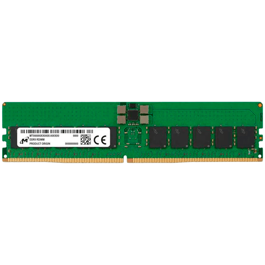Micron DDR5 RDIMM 32GB 1Rx4 4800 CL40 (16Gbit) (Single Pack)