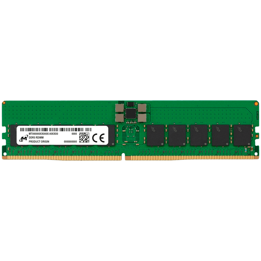 Micron DDR5 RDIMM 64GB 2Rx4 5600 CL46 (16Gbit) (Single Pack)