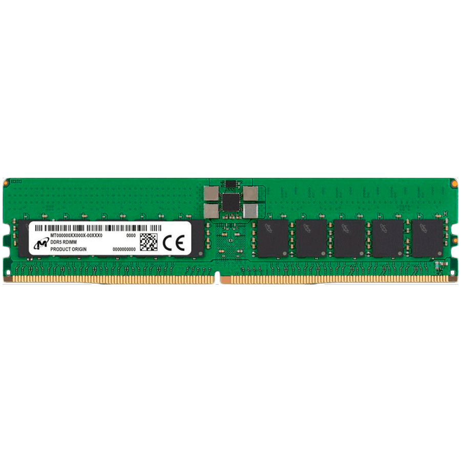 MICRON DDR5 RDIMM 32GB 2Rx8 5600 CL46 (16Gbit) (Single Pack)