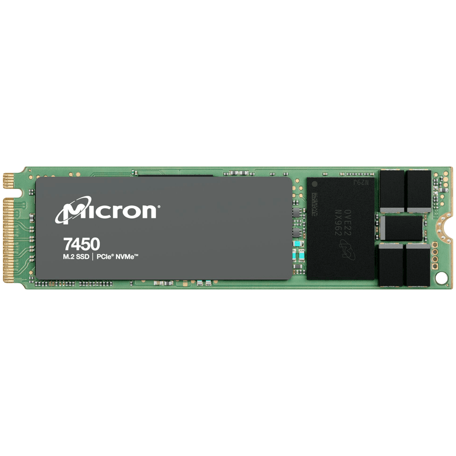 Micron 7450 MAX 800GB NVMe M.2 (22x80) Non-SED Enterprise SSD [Single Pack]