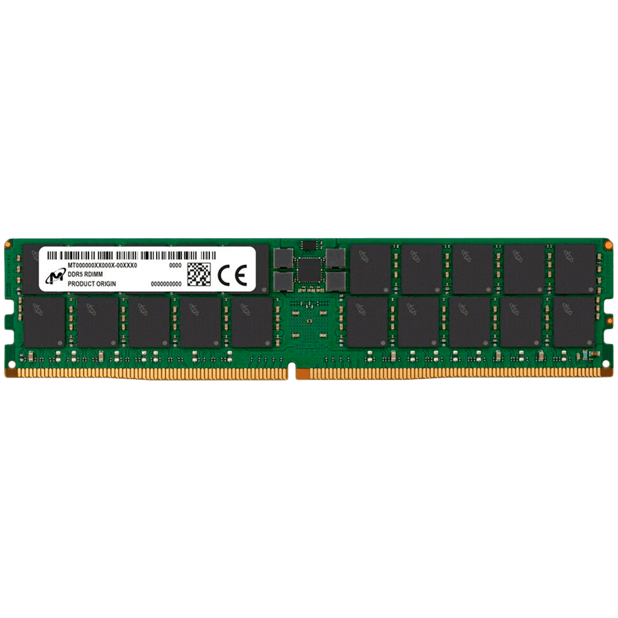 Micron DDR5 RDIMM 96GB 2Rx4 4800 CL40 (24Gbit) (Single Pack)