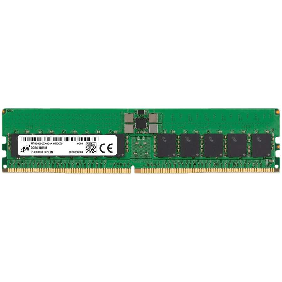 Micron DDR5 RDIMM 32GB 2Rx8 5600 CL46 (16Gbit) (Single Pack)
