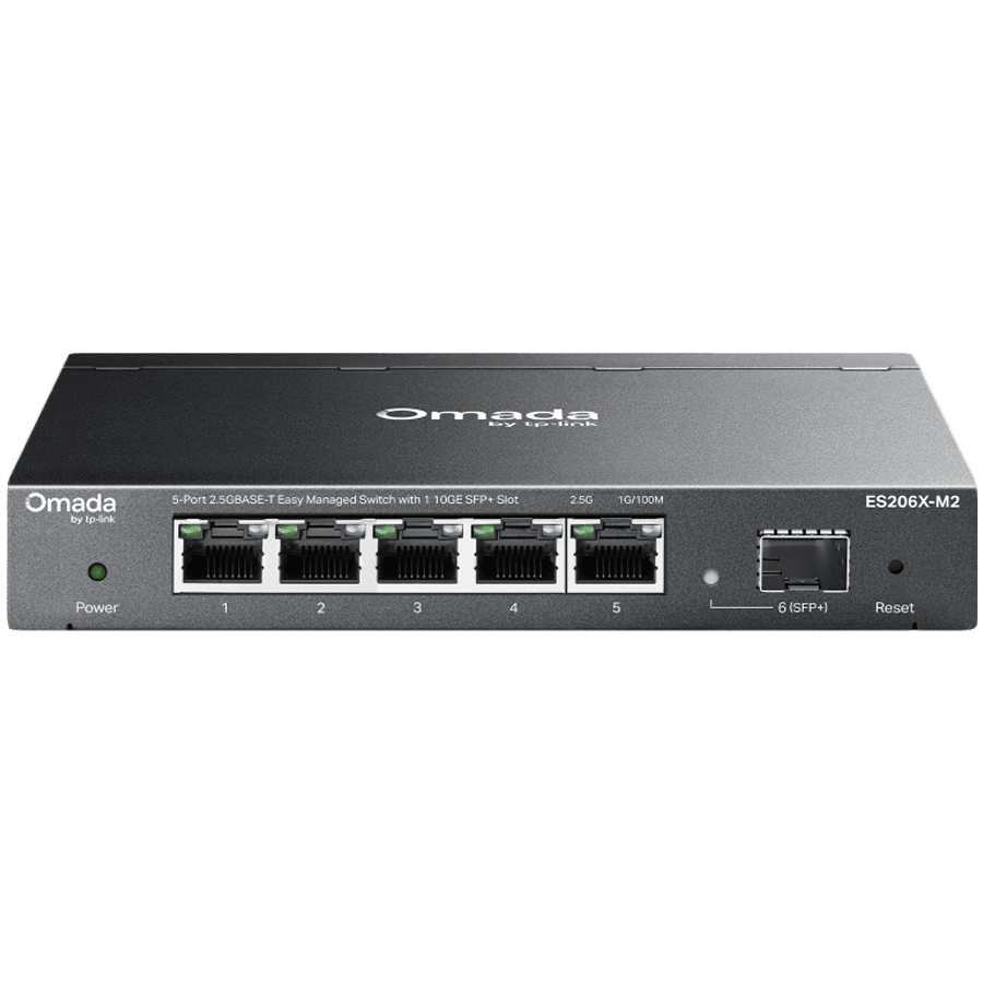 Omada 5-Port 2.5GBASE-T Easy Managed Switch with 1 10GE SFP+ Slot