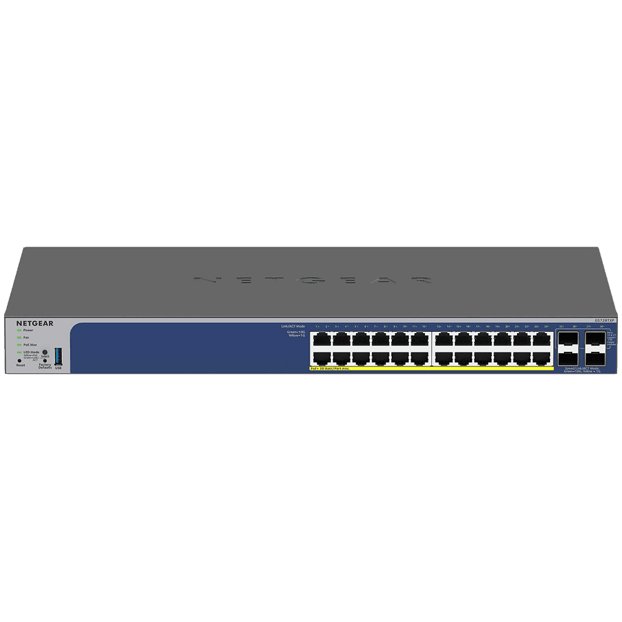 24P GE POE+ SMART SWTH W/10G SFP+