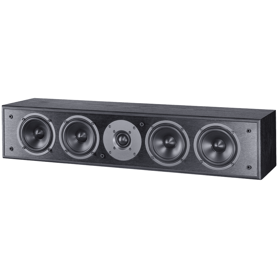 Magnat Monitor S14 C Center Channel Speaker, Black, Single
