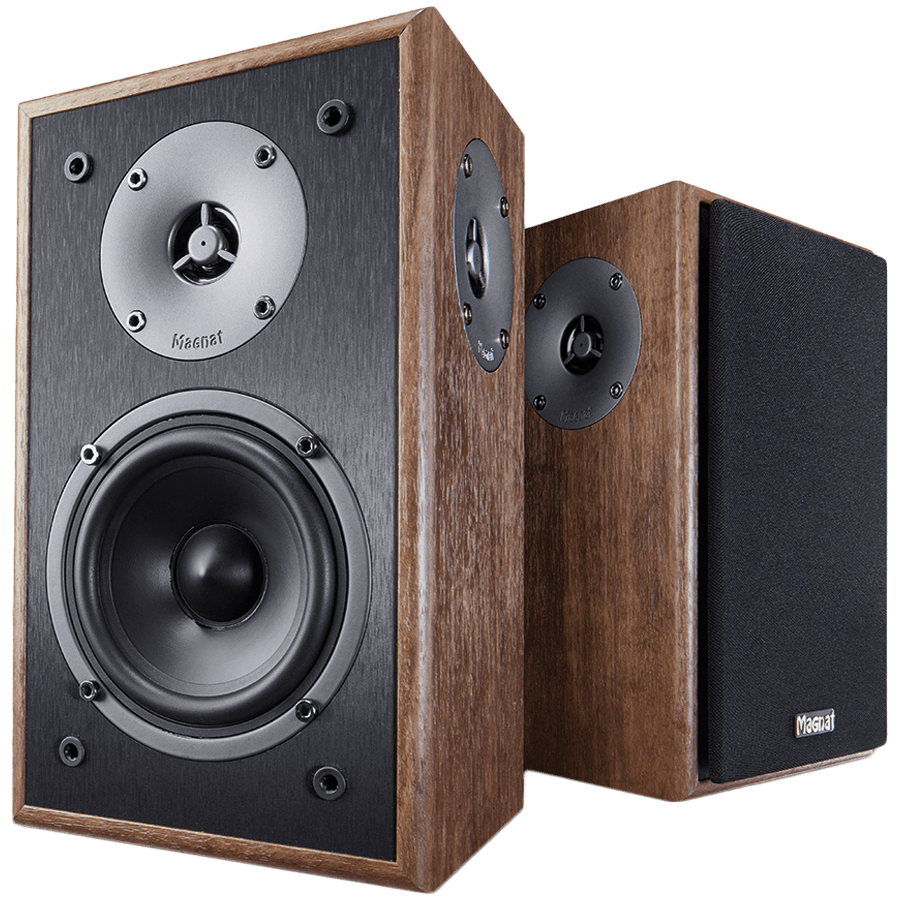 Magnat Monitor S10 D Surround Sound Speakers, Walnut, Pair