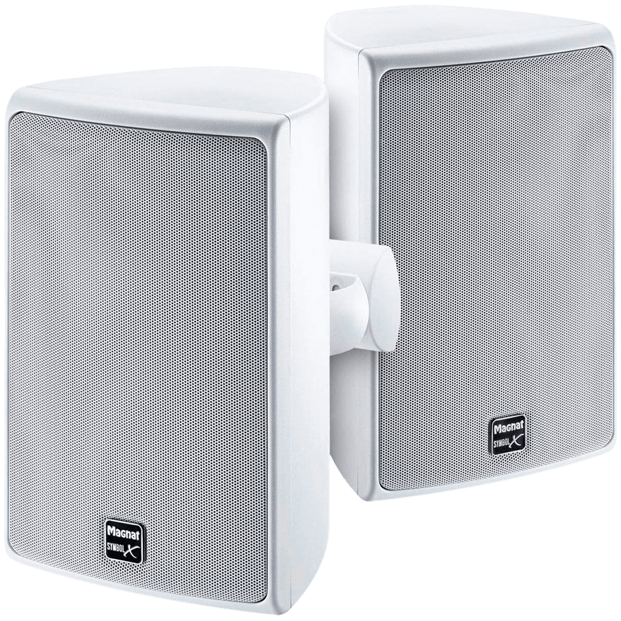 Magnat Symbol X 130 INDOOR/OUTDOOR SPEAKER WITH 5.25"  WOOFER, SURFACE MOUNT, White, Pair