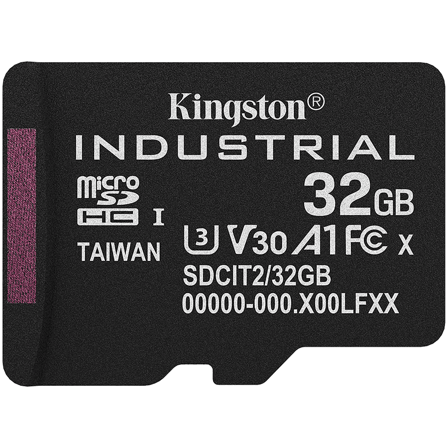 Kingston 32GB microSDHC Industrial C10 A1 pSLC Card Single Pack w/o Adapter