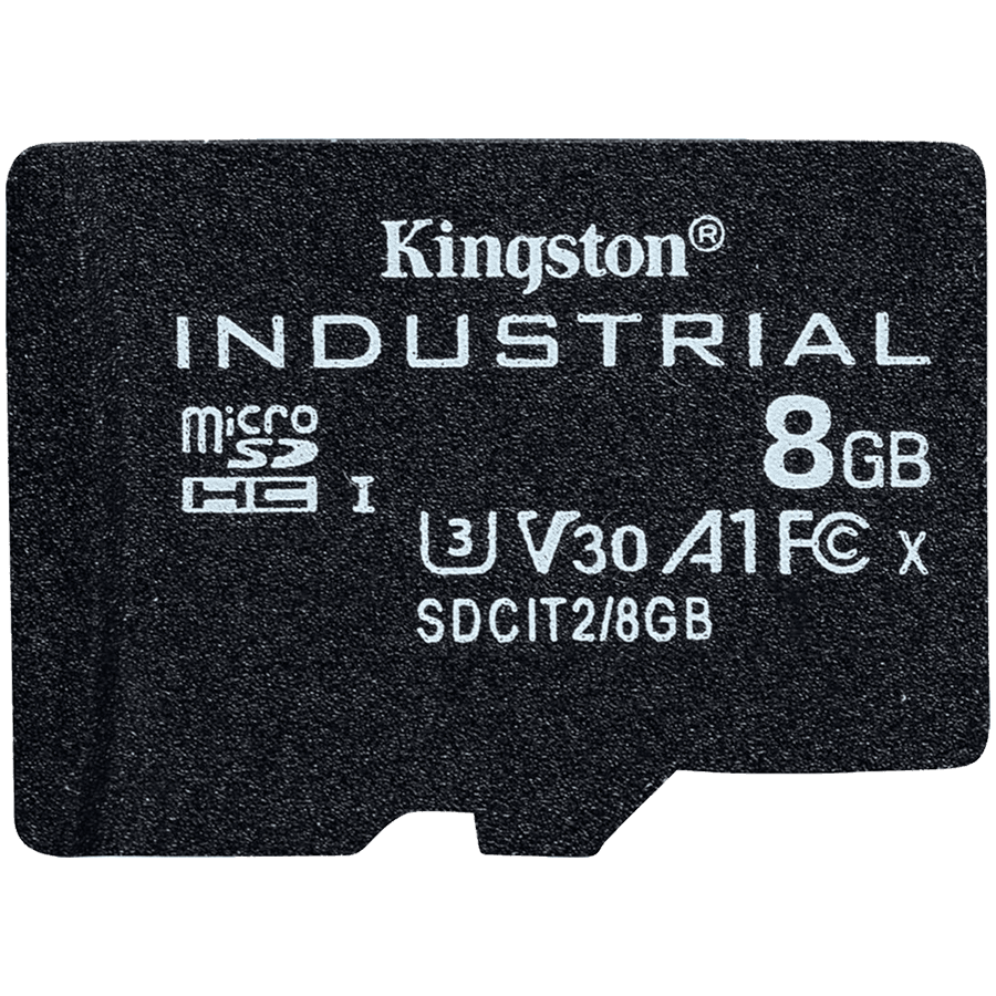 Kingston 8GB microSDHC Industrial C10 A1 pSLC Card Single Pack w/o Adapter