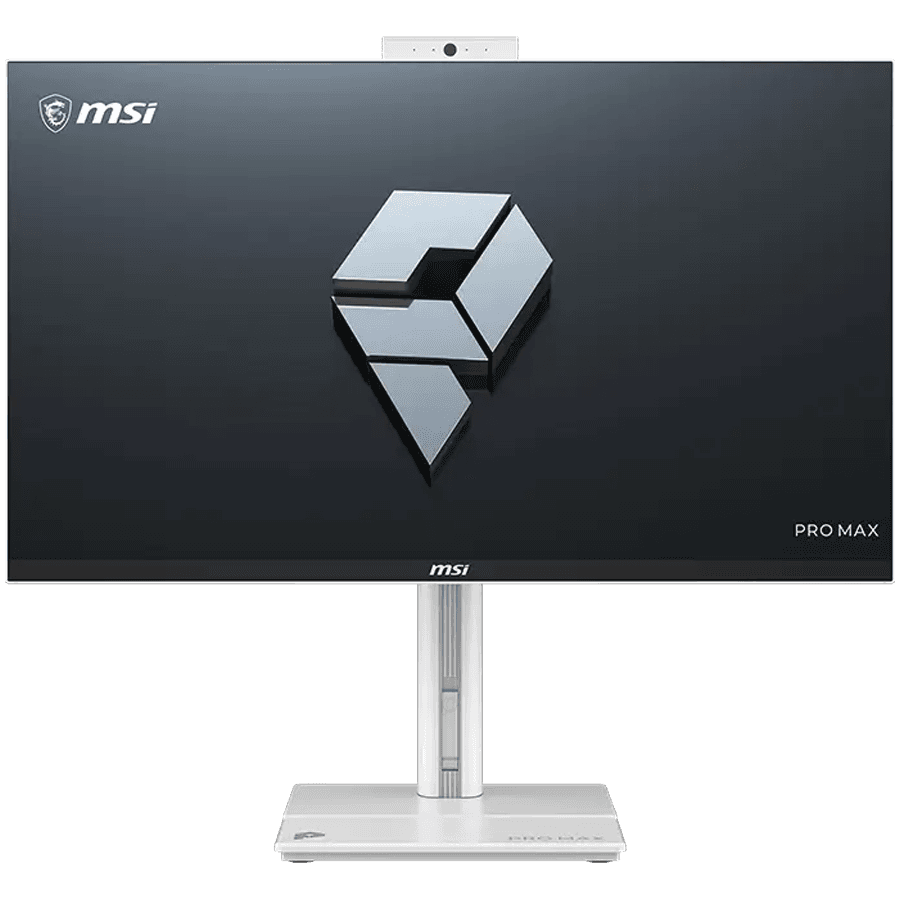All In One MSI PRO MAX 27TP Z, 27" IPS FullHD Touchscreen, 120Hz, AMD Ryzen 7 255, Integrated AMD Radeon Graphics, 16GB, 512 GB NVMe PCIe SSD, FreeDOS, Webcam 5 MP, 2 x 3W Speaker, 1x DP, 1x HDMI, 2x USB 2.0, 2x USB 3.2 Gen 2, 1x USB 3.2 Gen 1, VESA, White