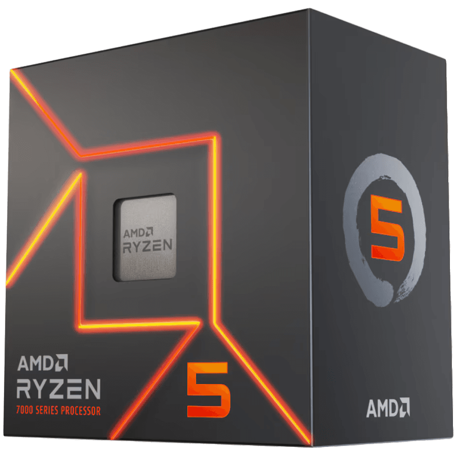 AMD CPU Desktop Ryzen 5 6C/12T 7500 (5.0GHz,38MB,65W,AM5) box