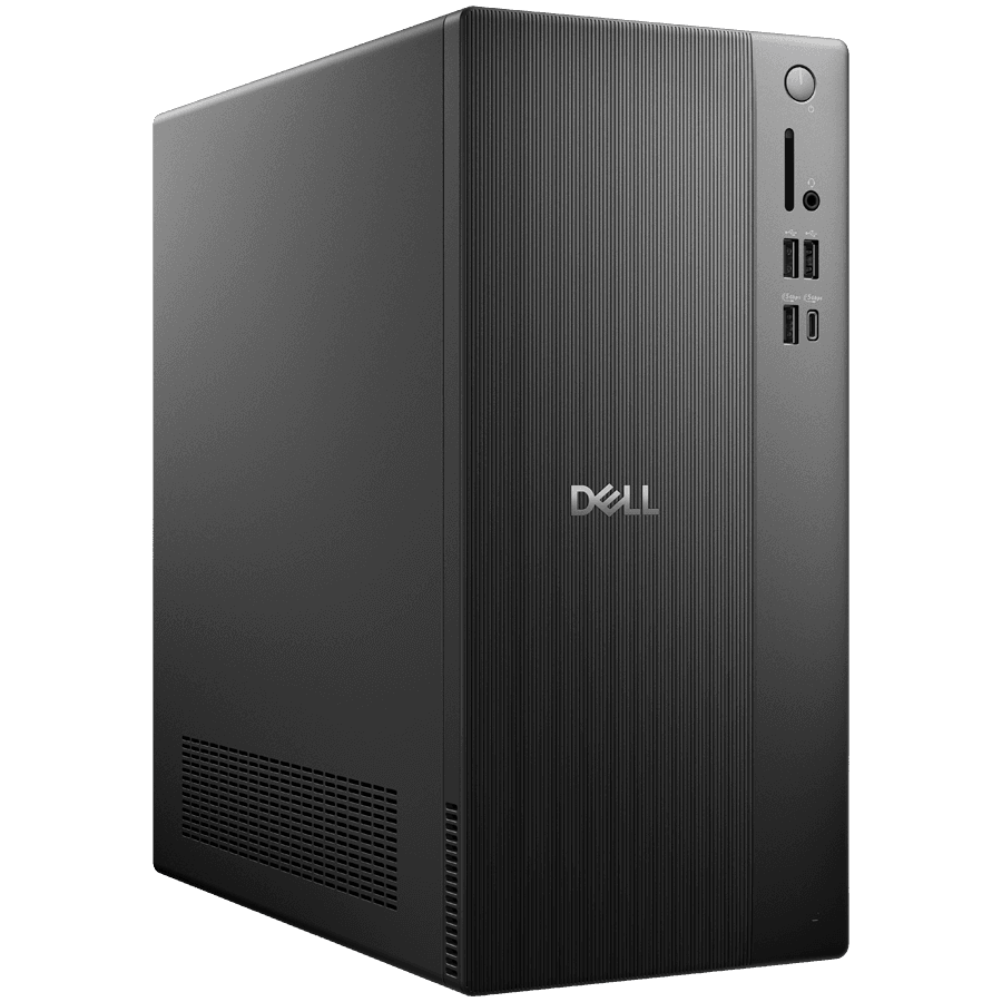 Dell Pro Tower Essential QVT1260, 180W, Intel Core i5 14400, 16GB DDR5, 4800MT/s, 1TB SSD PCIe M.2, WiFi + BT, Front: 1x USB-C 3.2, 1x USB 3.2, 2x USB 2.0, Back: 2x USB 3.2, 2x USB 2.0, DisplayPort, HDMI, RJ45, No KB/Mouse, Win 11 Pro, 3Y ProSupport