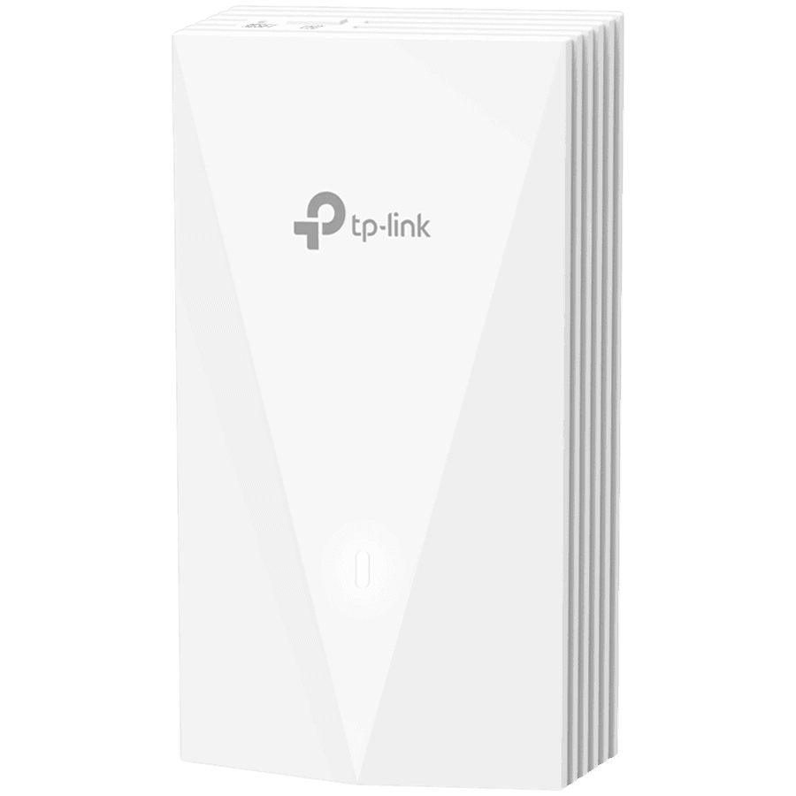 AX3000 Wall-Plate Dual-Band Wi-Fi 6 Access Point PORT: Uplink: 1× Gigabit RJ45 Port; Downlink: 3× Gigabit RJ45 Port SPEED:574Mbps at 2.4 GHz + 2402 Mbps at 5 GHzFEATURE: Compatible with EU & US Standard Junction Box, 802.3at/af PoE, PoE Passthr