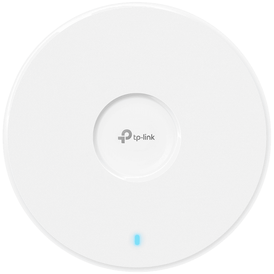 Omada  BE3600 Ceiling Mount Dual-Band Wi-Fi 7 Access Point 1×2.5G RJ45 Port 688Mbps at  2.4 GHz + 2880 Mbps at 5 GHz 802.3at POE+ and 12V DC (Power Adapter is not included), 4×Internal Antennas,