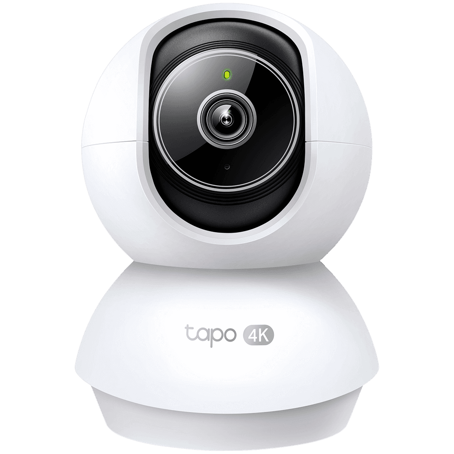 Tapo C250 Pan/Tilt AI Home Security Wi-Fi Camera, 4K 8MP resolution, Smart AI Detection, microSD up to 512GB, Two-Way Audio, Night Vision up to 40ft